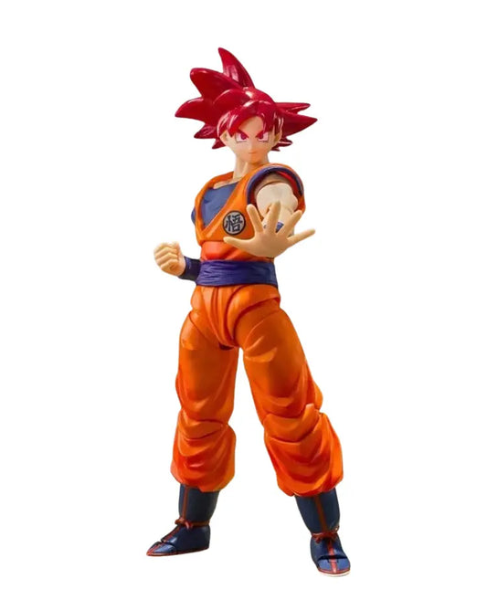 Dragon Ball Z Red Super Sayian God Goku Bandai Action Figure Rare SDPWORLD